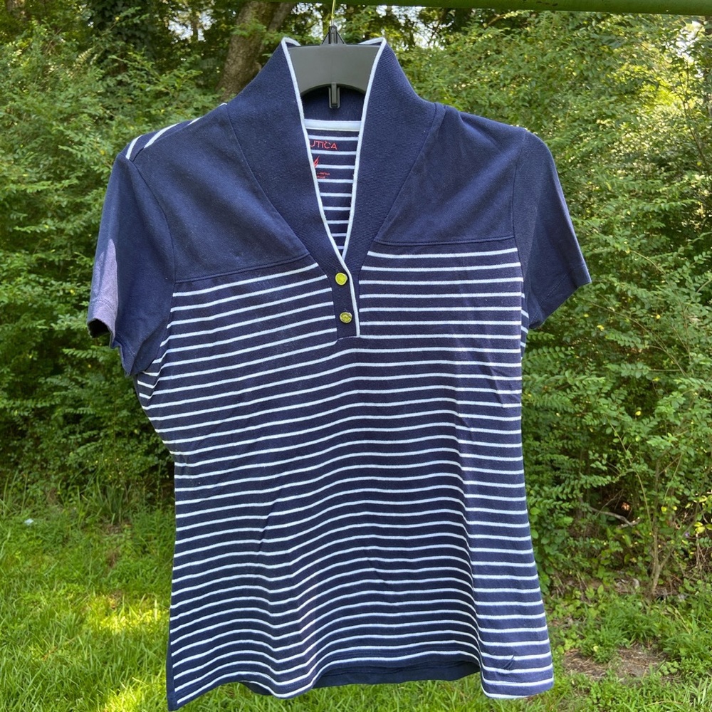 Nautica Two Button Golf Shirt